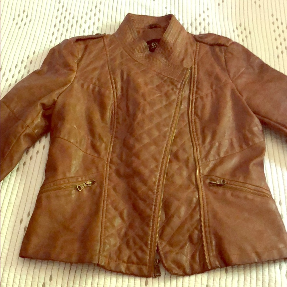 Leather (aka polyester) jacket